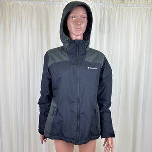 Columbia Sportswear Tipton Peak Omni Heat Jacket Women's M Waterproof Hooded Blk
